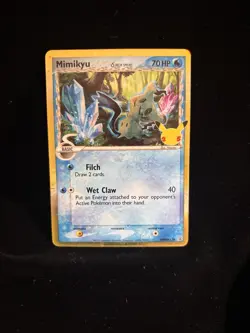 Mimikyu SWSH136 Pokemon Celebrations 25th Anniversary Black Star Promo Holo NM - Image 1