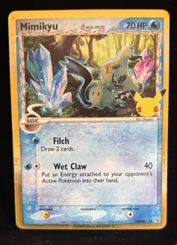 Mimikyu SWSH136 Pokemon Celebrations 25th Anniversary Black Star Promo Holo NM - Image 2