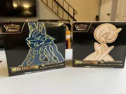 Pokemon TCG Mega Evolution Pokemon Center ETB Mega Lucario Mega Gardevoir - Image 1
