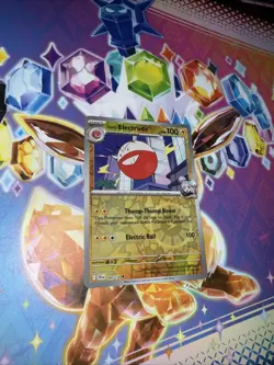 Pokemon TCG Journey Together Iono's Electrode Reverse Holo Card 048/159 (NM) - Image 3