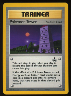 Pokemon - WOTC Black Star Promo - Pokemon Tower - #42 - Image 1
