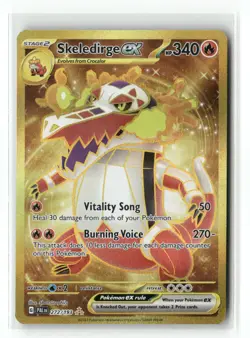 Skeledirge ex 272/193 Hyper Rare Paldea Evolved Pokemon Holo Near Mint - Image 1