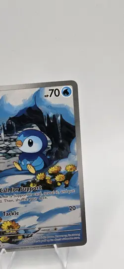 Pokemon TCG Piplup 098/094 – Phantasmal Flames – Illustration Rare – EN NM - Image 3