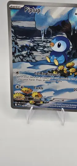 Pokemon TCG Piplup 098/094 – Phantasmal Flames – Illustration Rare – EN NM - Image 5
