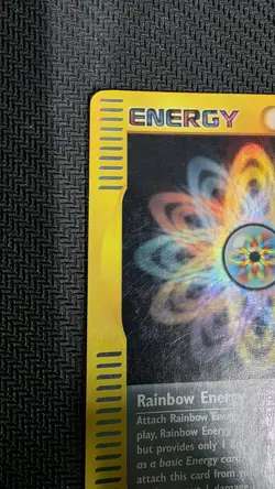 Rainbow Energy 144/147 Aquapolis Reverse Holo Pokemon Aquapolis - Image 2