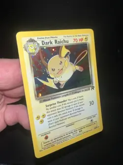 Pokemon Dark Raichu Holo TCG Card 83/82 Secret Rare Near Mint Condition - Image 5