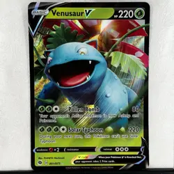 Pokemon TCG Venusaur v Champions Path Holo Ultra Rare Card 001/073 - Image 1