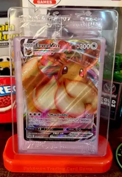 Eevee VMAX SWSH087 Black Star Promo Full Art Ultra Rare Card Pokemon TCG SEALED - Image 2