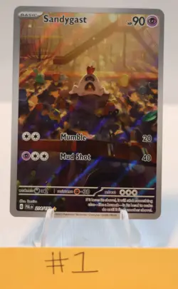 Pokemon TCG - Sandygast 214/193 Paldean Fates - Illustration Rare Holo - NM - Image 1