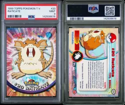 1999 Pokemon Topps TV - RATICATE #20 - PSA 9, Mint: Fresh Grade! - Image 5