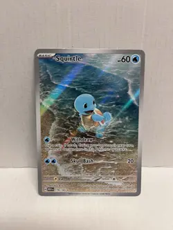 Pokemon TCG Squirtle 170/165 Sv: Scarlet & Violet 151 Holo Rare 60HP Basic - Image 1