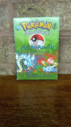 Vintage Pokemon Overgrowth Theme Deck Empty Box - Image 1