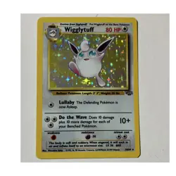 Pokemon Wigglytuff Holo Rare Card Jungle 16/64 Unlimited English Wotc 1999 - Image 1