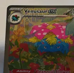 Venusaur EX 198/165 Pokemon TCG SV Sir Scarlet & Violet 151 NM - Image 3