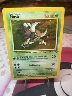 Pokemon TCG Pinsir Jungle 9/64 Holo Unlimited Holo Rare - Image 2