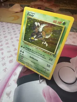 Pokemon TCG Pinsir Jungle 9/64 Holo Unlimited Holo Rare - Image 3