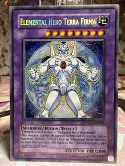 Elemental Hero Terra Firma PP02-EN009 Secret Rare Premium Pack Edition - VLP - - Image 1