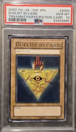 2000 Yu-Gi-Oh! Japan *RARE* Duelist ID Tournament Prize Card - PSA 10 - Image 1