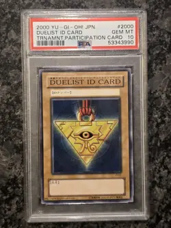 2000 Yu-Gi-Oh! Japan *RARE* Duelist ID Tournament Prize Card - PSA 10 - Image 3