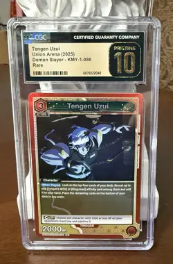 Tengen Uzui Union Arena Demon Slayer KMY-1-086 Rare CGC Pristine 10 - Image 1