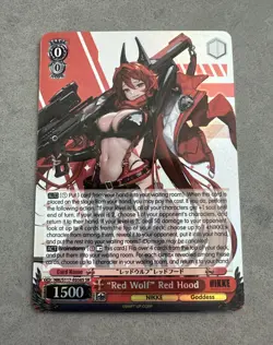"Red Wolf" Red Hood / Nikke NIK/S117-E058S SR Weiss Schwarz TCG NM - Image 1