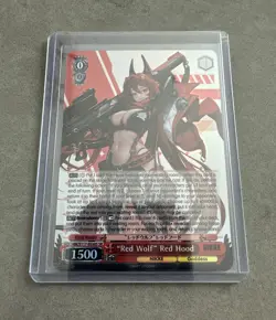 "Red Wolf" Red Hood / Nikke NIK/S117-E058S SR Weiss Schwarz TCG NM - Image 3