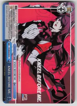KNEEL BEFORE ME. Persona 3 Reload P3/SE46-E59N NM Weiss Schwarz - Image 1