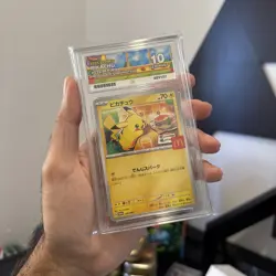 ACE 10 PIKACHU PROMO 020/M-P McDONALD'S 2025 Pokemon card Japanese - Image 1