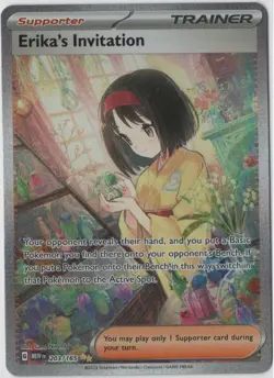 Erika's Invitation - 203/165 - Pokemon 151 Special Illustration Rare Card NM - Image 1