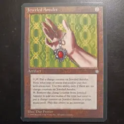 Mtg Jeweled Amulet LP/NM Ice Age Magic the Gathering Card - Image 1