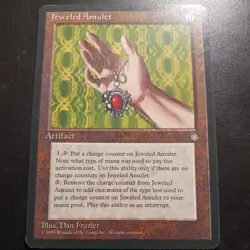 Mtg Jeweled Amulet LP/NM Ice Age Magic the Gathering Card - Image 2