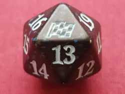 Magic The Gathering AETHERDRIFT BLUE D20 SPINDOWN DICE DIE MTG - Image 1