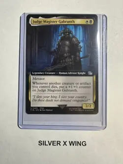 Judge Magister Gabranth Extended Art x1, MTG, Final Fantasy, FIN, NM - Image 1