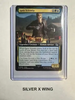 Ignis Scientia Extended Art x1, MTG, Magic the Gathering, Final Fantasy, FIN, NM - Image 1
