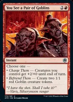 You See a Pair of Goblins - Light Play MTG Adventures in the Forgotten Realms - Image 1