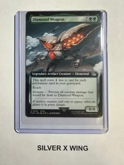 Diamond Weapon Extended Art x1, MTG, Magic the Gathering, Final Fantasy, FIN, NM - Image 1