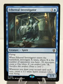 Ethereal Investigator 105 R Commander: Murders at Karlov Manor NM MTG - Image 1