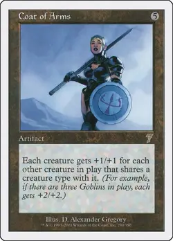 MTG Magic the Gathering Coat of Arms (290/354) Seventh Edition LP - Image 1