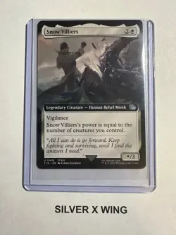 Snow Villiers Extended Art x1, MTG, Magic the Gathering, Final Fantasy, FIN, NM - Image 1