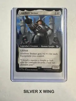 Adelbert Steiner Extended Art x1, MTG, Magic the Gathering, Final Fantasy, NM - Image 1