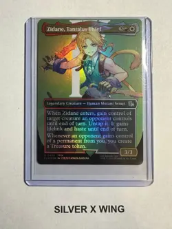 Zidane Tantalus Borderless Foil x1, MTG, Magic the Gathering, Final Fantasy, NM - Image 1