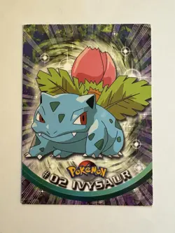 Ivysaur #02 Black Label 2nd Edition/Print Topps Pokemon 1999 - Good Condition - Image 1