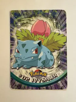 Ivysaur #02 Blue Label First Edition 🔥 Topps Pokemon 1999 - HP - Image 1