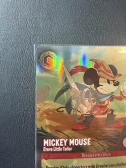 2024 DISNEY LORCANA D23 COLL MICKEY MOUSE FOIL- BRAVE LITTLE TAILOR - Image 5