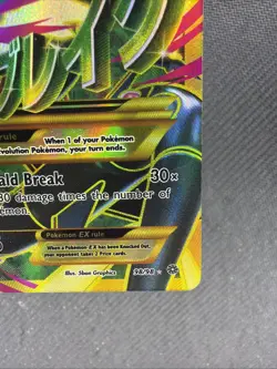 Pokemon TCG M Rayquaza EX Full Art Ultra Rare Ancient Origins Card 98/98 LP/MP - Image 4