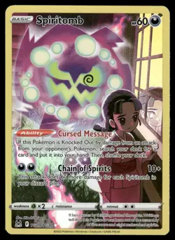 Pokemon Cards Spiritomb TG09/TG30 Lost Origin Trainer Gallery Holo NM - Image 1