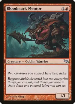 Bloodmark Mentor Shadowmoor NM Red Uncommon MAGIC THE GATHERING CARD ABUGames - Image 1