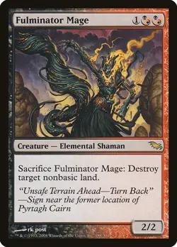 Fulminator Mage Shadowmoor NM Rare MAGIC THE GATHERING MTG CARD ABUGames - Image 1