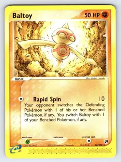 Baltoy 32/100 2003 EX Sandstorm Pokemon Card TCG Nintendo e-Series Uncommon VLP - Image 1
