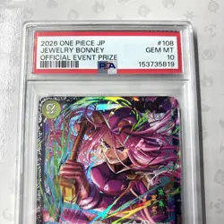 Jewelry Bonney OP13-108 PSA 10 Official Event Prize One Piece Card 2026 Japanese - Image 3